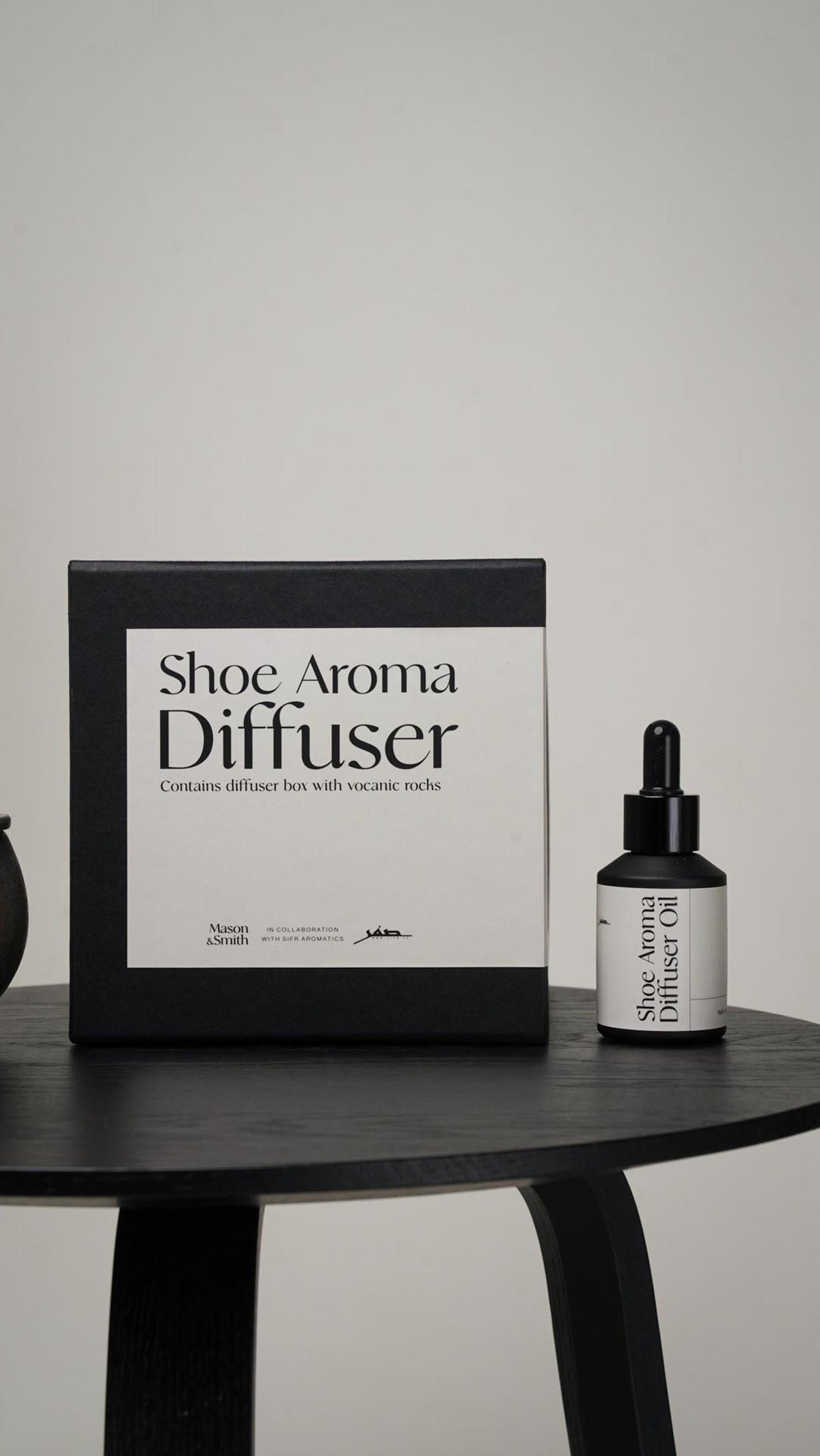Shoe Cabinet Aroma Diffuser in collaboration with SIFR Aromatics